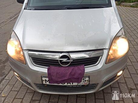 Opel, Zafira, 1600, 105, бензин, минивэн, механика, передний привод, среднее состояние, левый, серебряный, 325 000 ₽