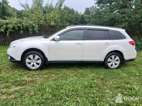 Subaru, Outback, 2500, 167, бензин, универсал, вариатор, полный привод, среднее состояние, левый, белый, 1 100 000 ₽